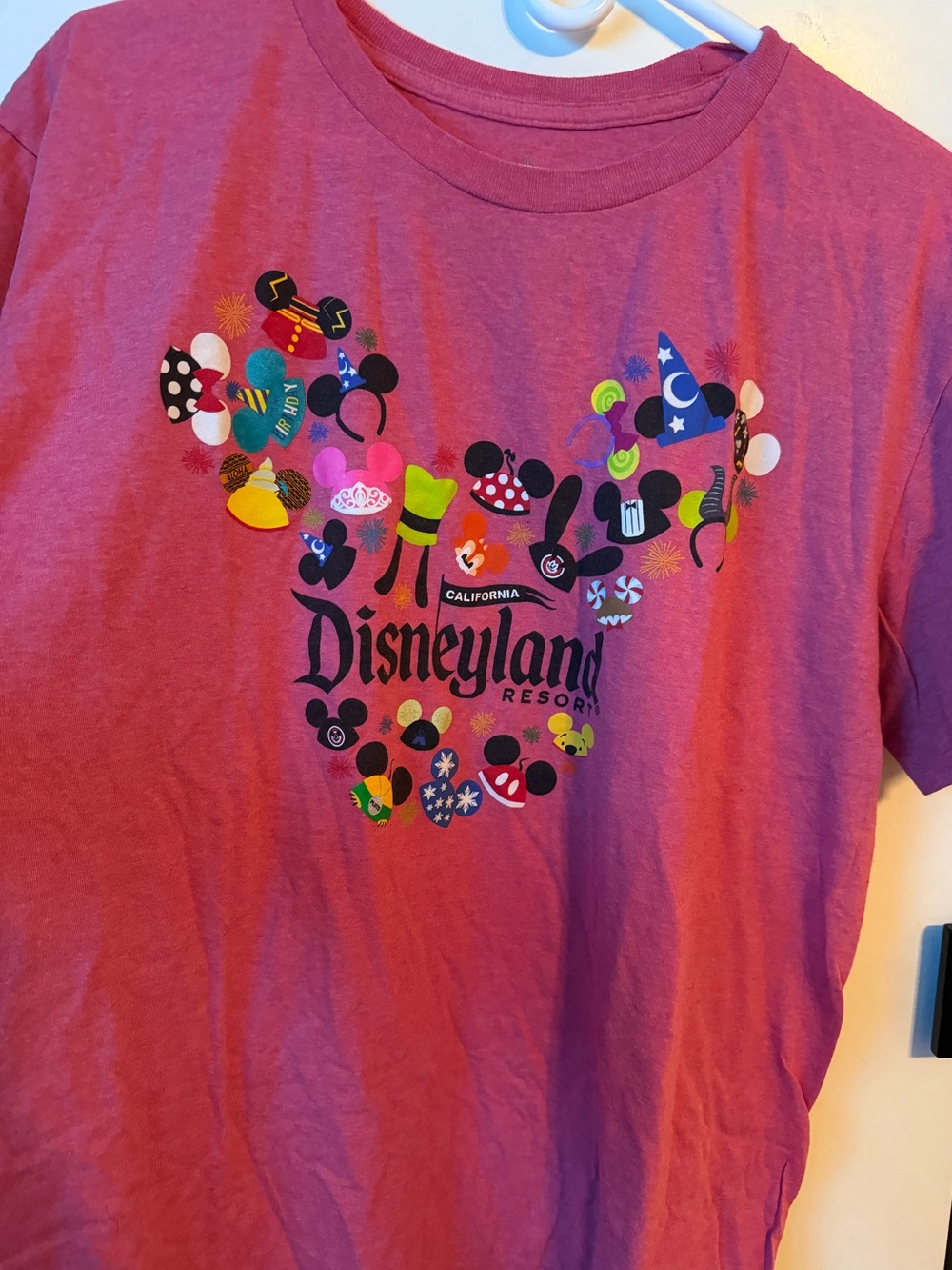 Disney Pink Graphic Disneyland Resort Tee